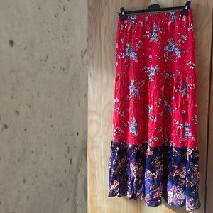 Bohemian skirt floral